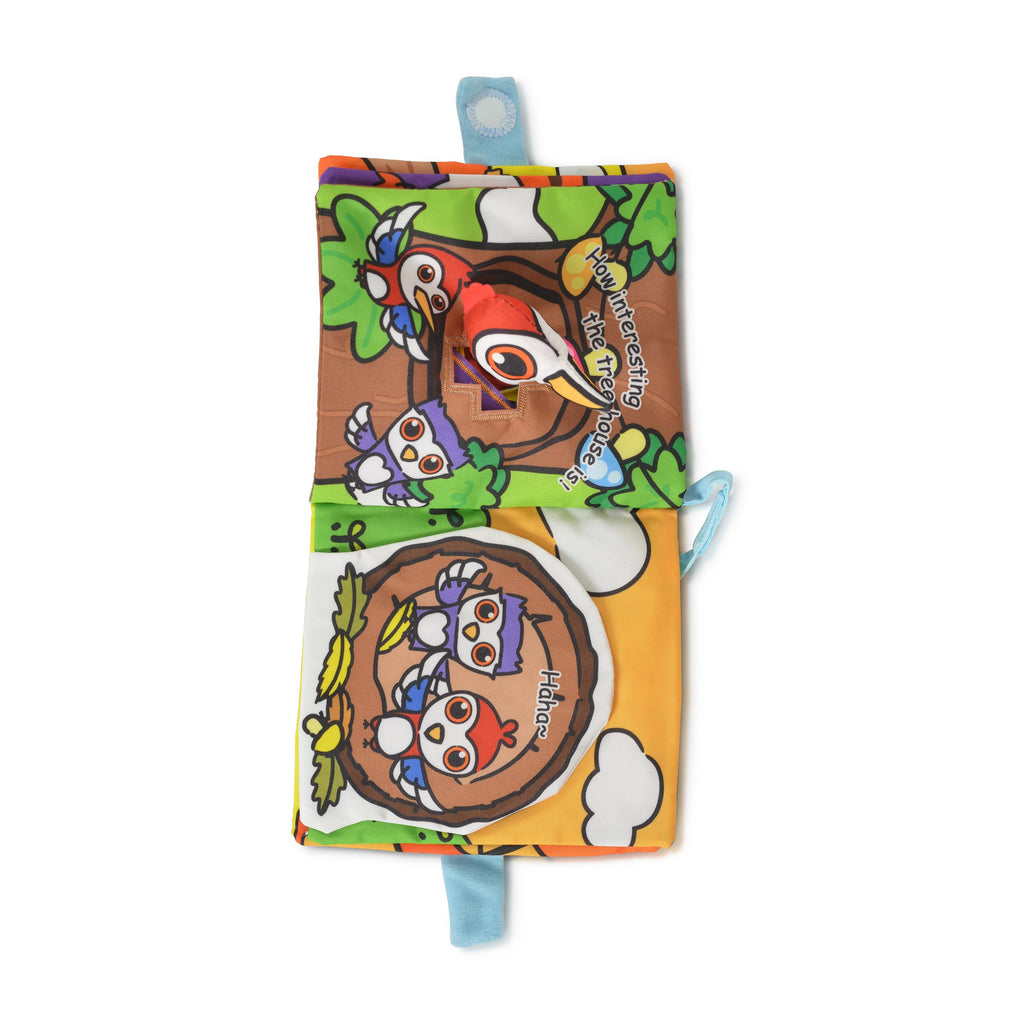 Jollybaby Мека книжка с играчка Woodpecker 2103072