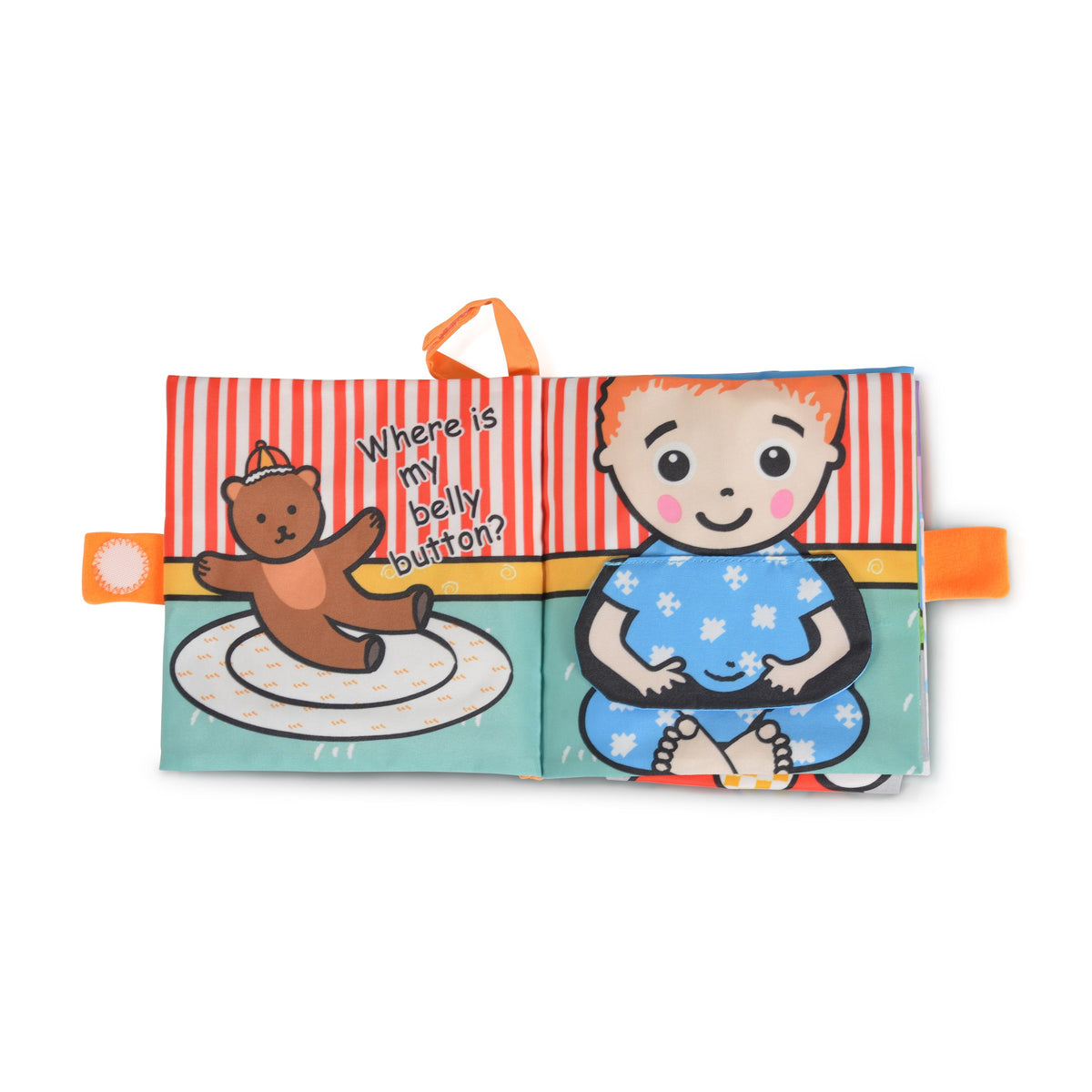 Jollybaby Мека книжка Where is my belly 8333