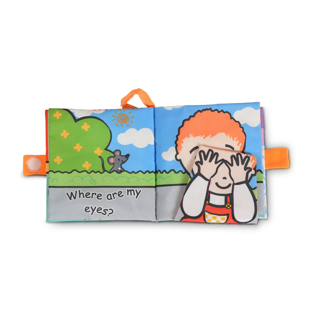 Jollybaby Мека книжка Where is my belly 8333