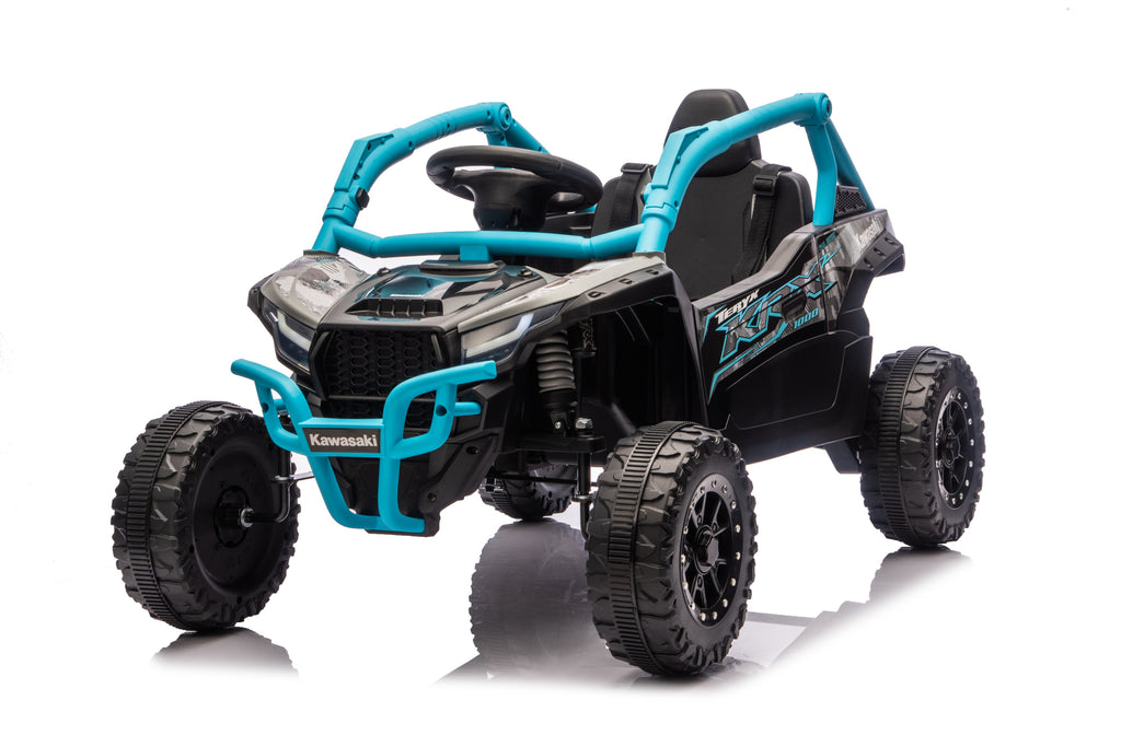 KikkaBoo Акумулаторна кола Licensed Kawasaki KRX 1000 Blue-Black