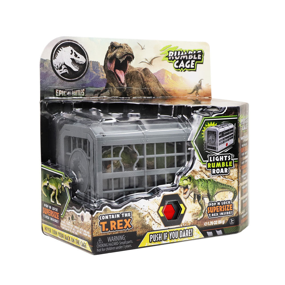JURASSIC WORLD Динозавър T Rex в Клетка