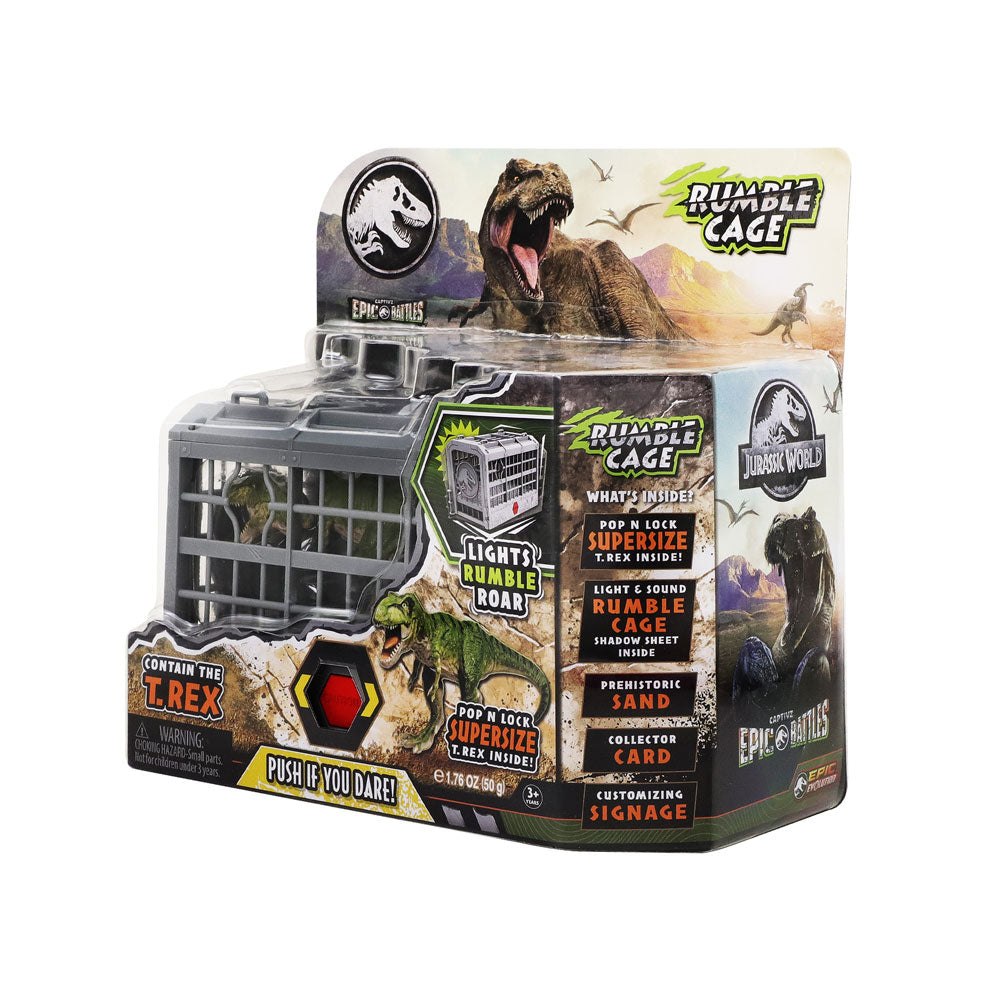JURASSIC WORLD Динозавър T Rex в Клетка