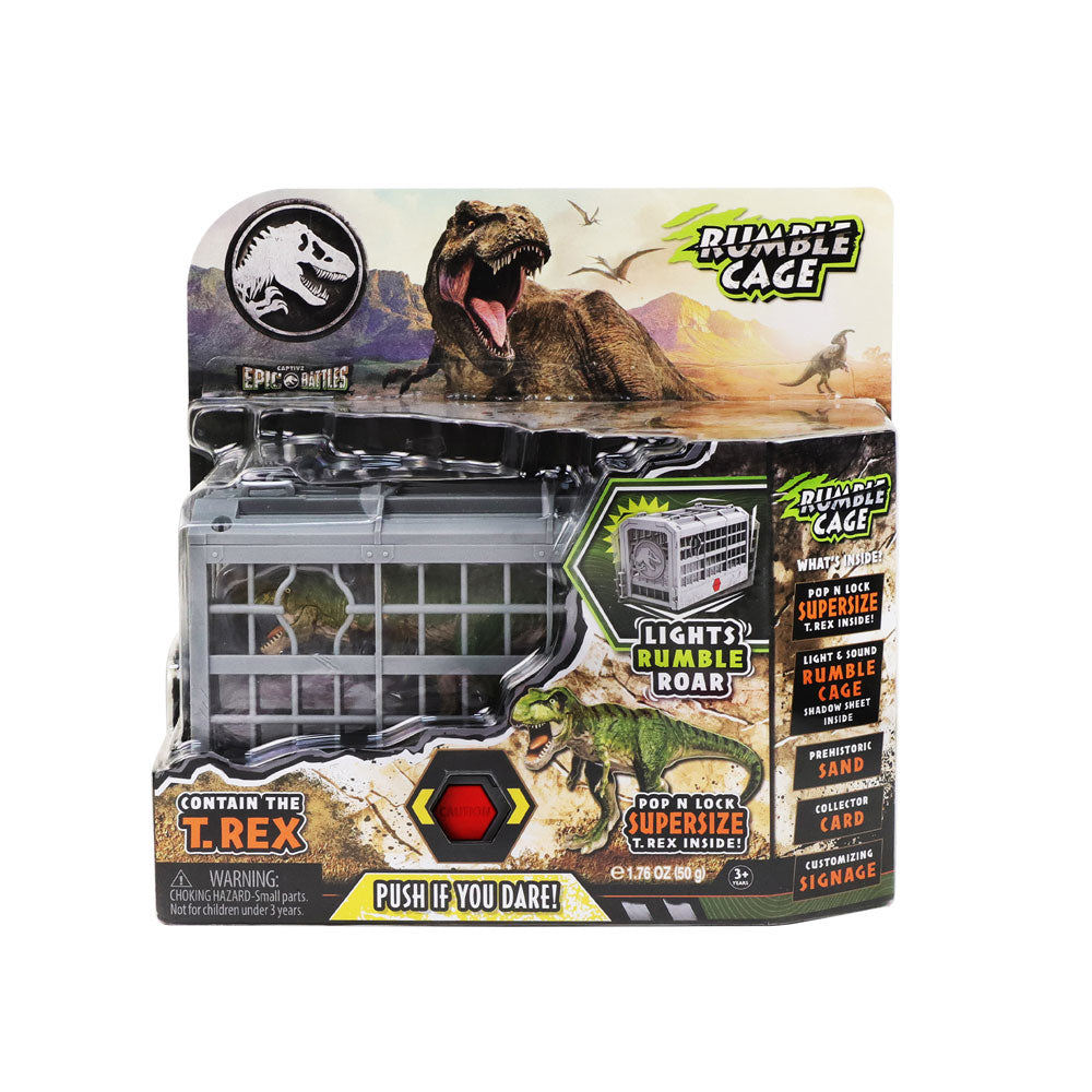 JURASSIC WORLD Динозавър T Rex в Клетка