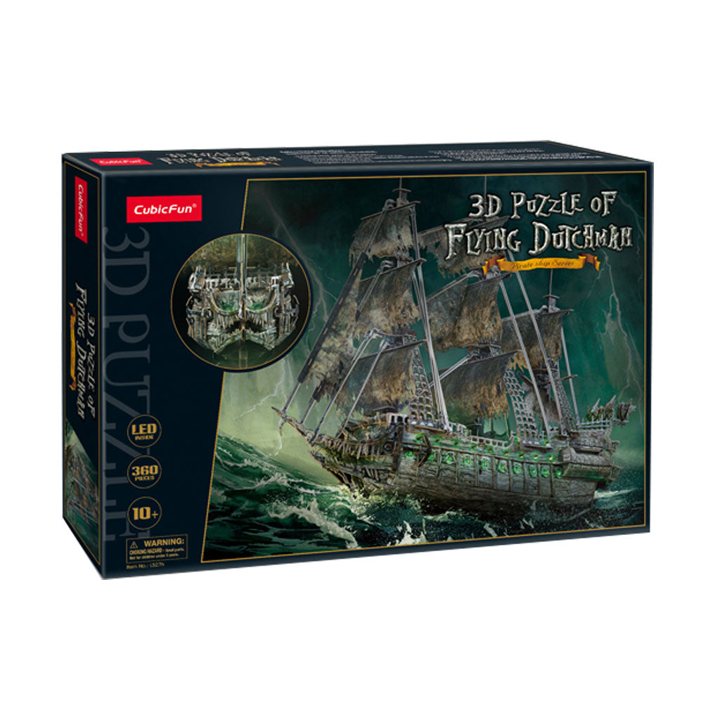 CubicFun Пъзел 3D Flying Dutchman 360ч. с LED светлини