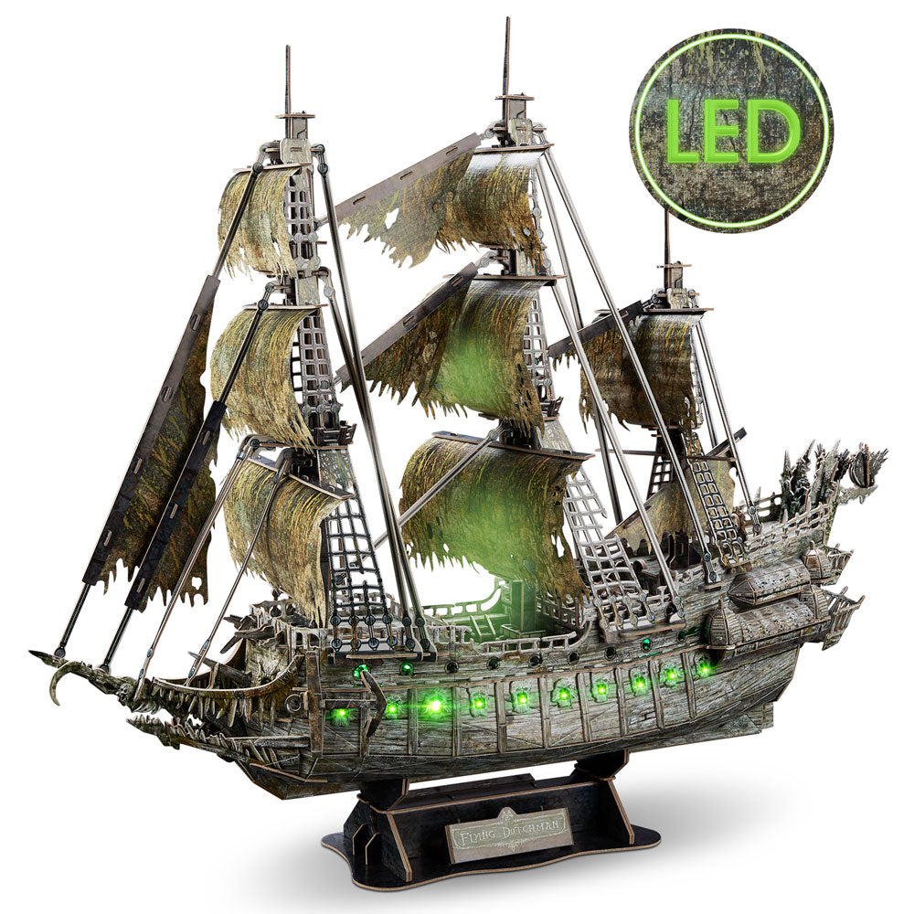 CubicFun Пъзел 3D Flying Dutchman 360ч. с LED светлини