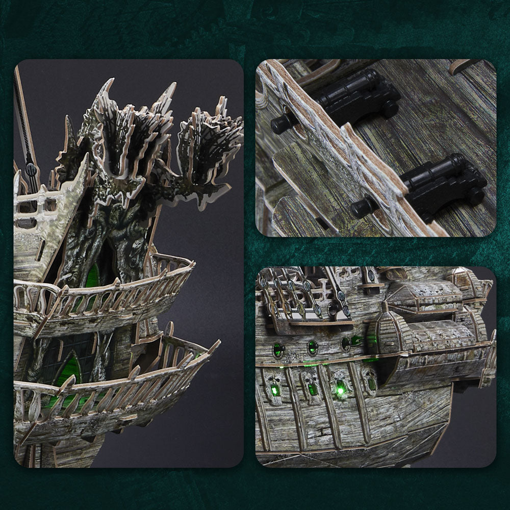 CubicFun Пъзел 3D Flying Dutchman 360ч. с LED светлини
