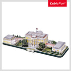 CubicFun Пъзел 3D The White House 151ч. с LED светлини отварящ се
