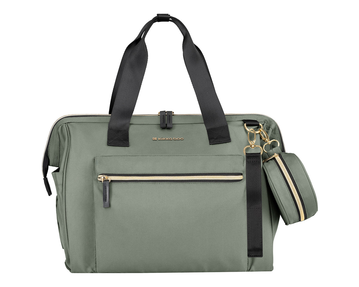 KikkaBoo Чанта Maxi Army Green 2025