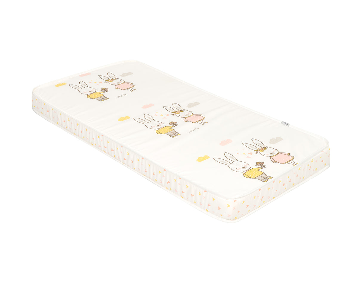 KikkaBoo Матрак Fantasia Plus 60x120x6 см Rabbits in Love
