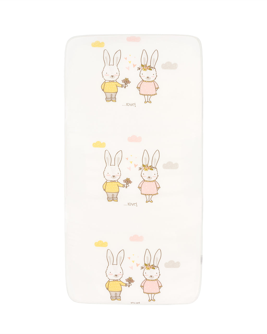 KikkaBoo Матрак Fantasia Plus 60x120x6 см Rabbits in Love