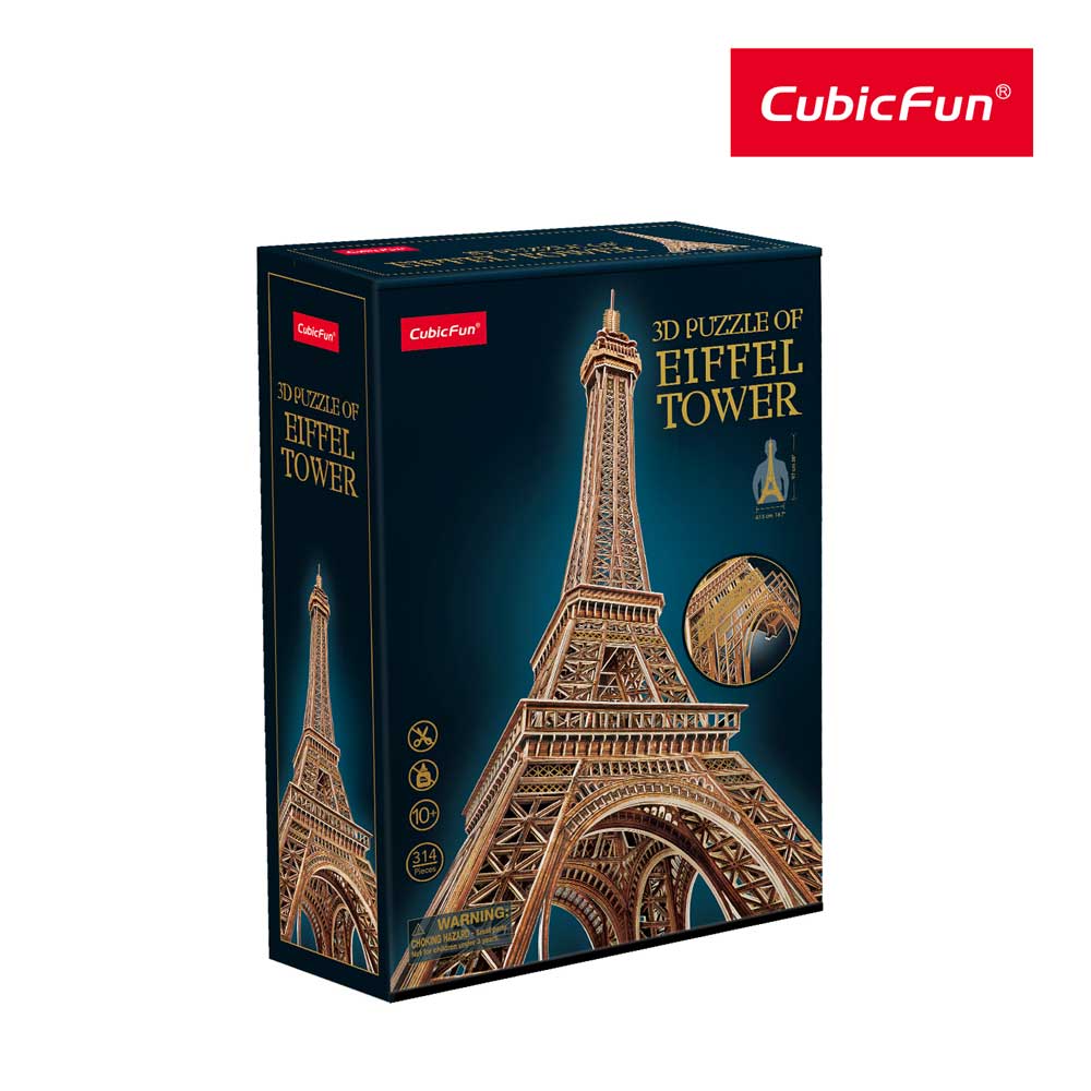 CubicFun Пъзел 3D Eiffel Tower 314ч.
