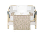 KikkaBoo Бебешки спален комплект за мини-кошара 3ч Secret Garden Beige