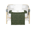 KikkaBoo Бебешки спален комплект за мини-кошара 3ч Secret Garden Green