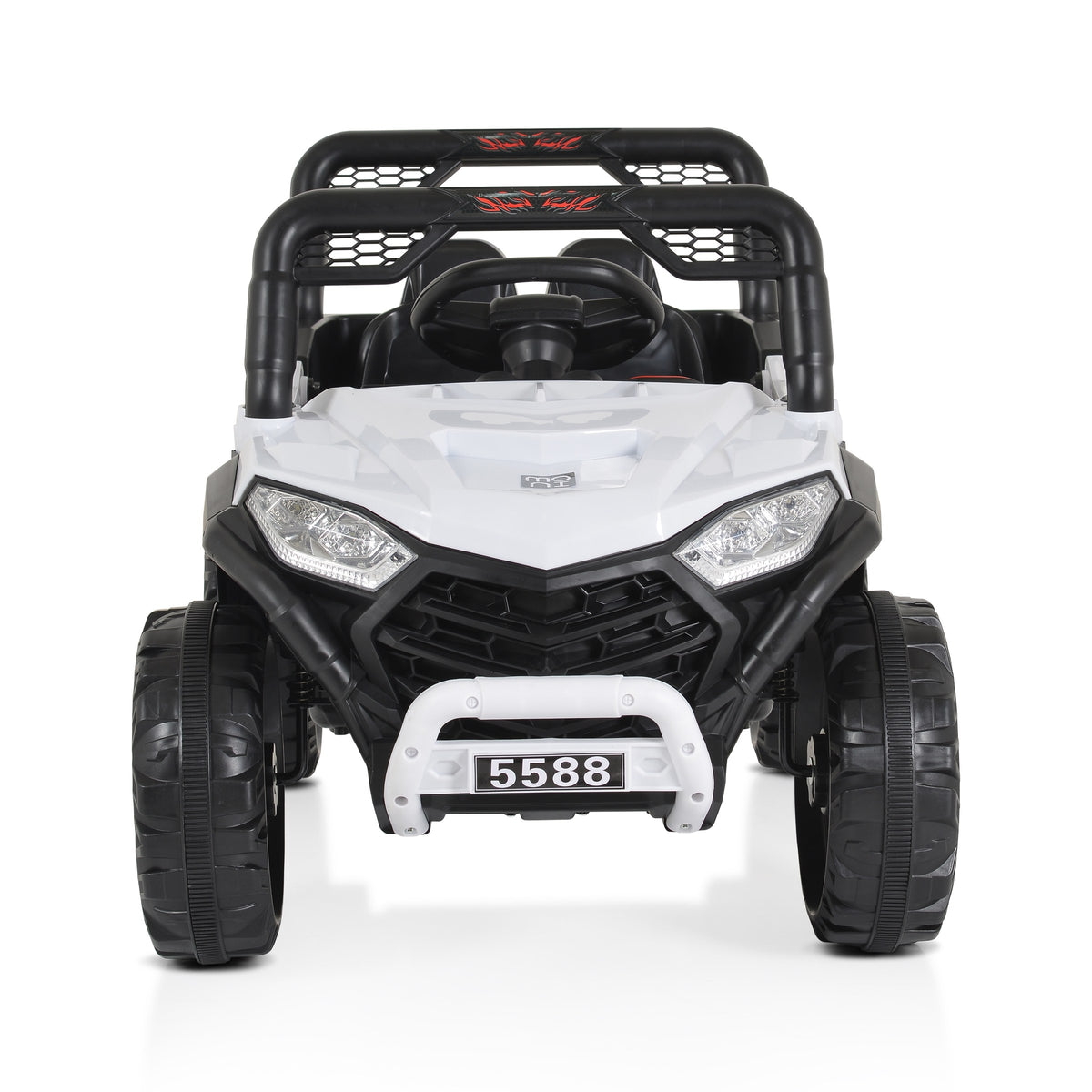 Moni Акумулаторен джип 5588 Fast utv бял