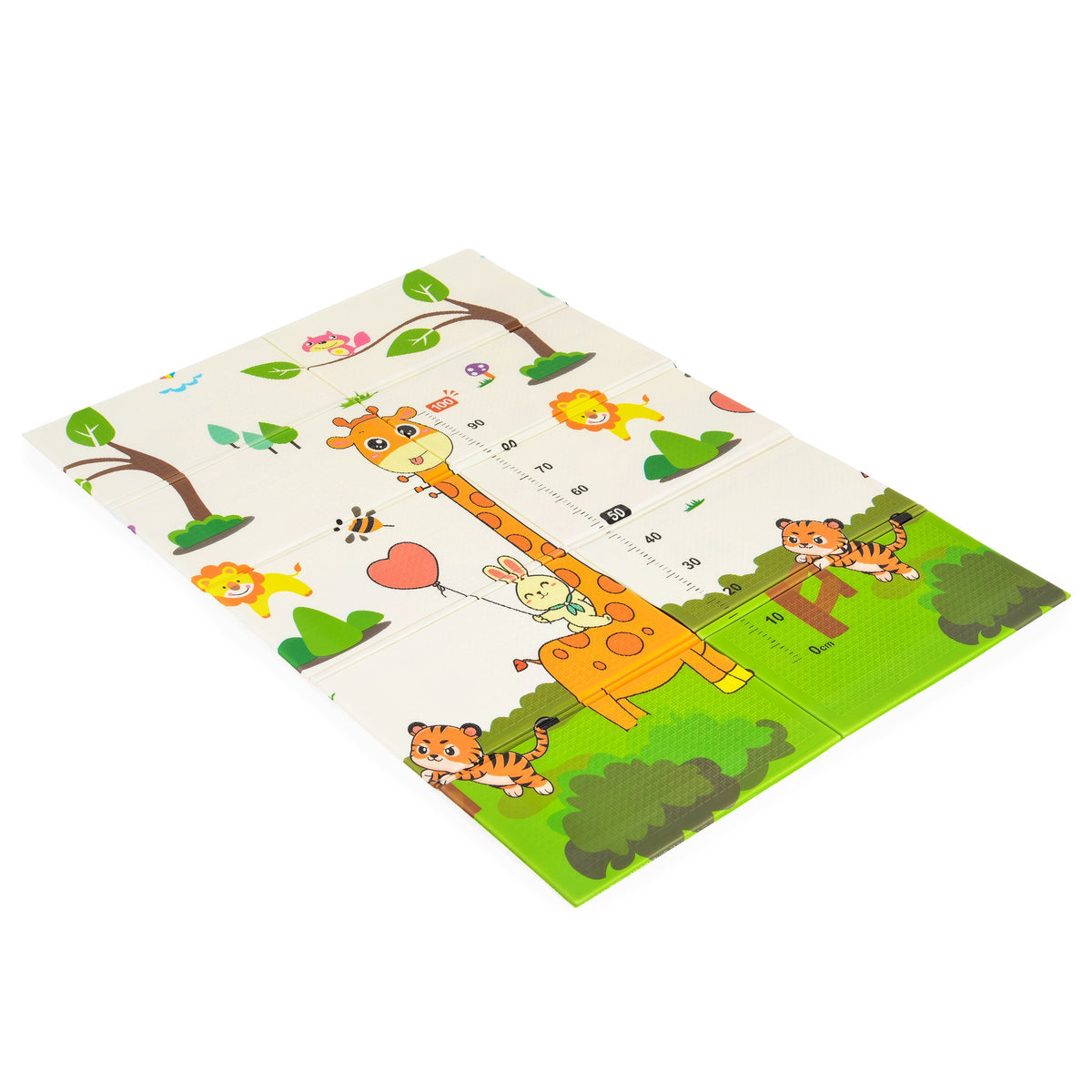 Moni Toys Двулицево сгъваемо термо килимче Wild animals