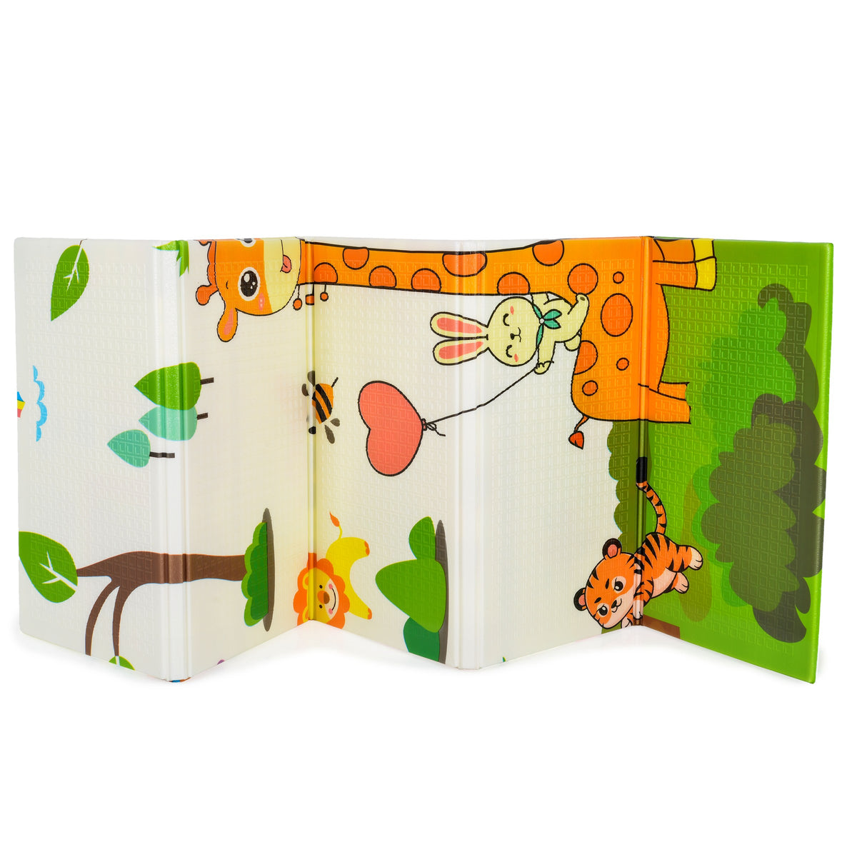Moni Toys Двулицево сгъваемо термо килимче Wild animals