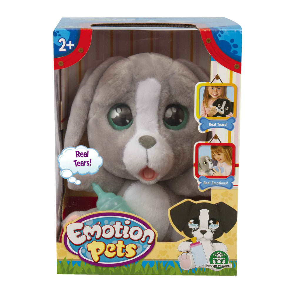 EMOTION PETS Сиво кученце с истински сълзи