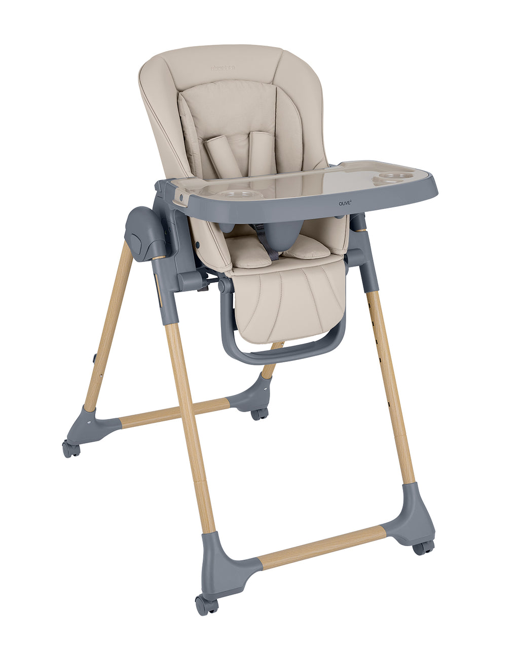 KikkaBoo Стол за хранене Olive 2 Beige