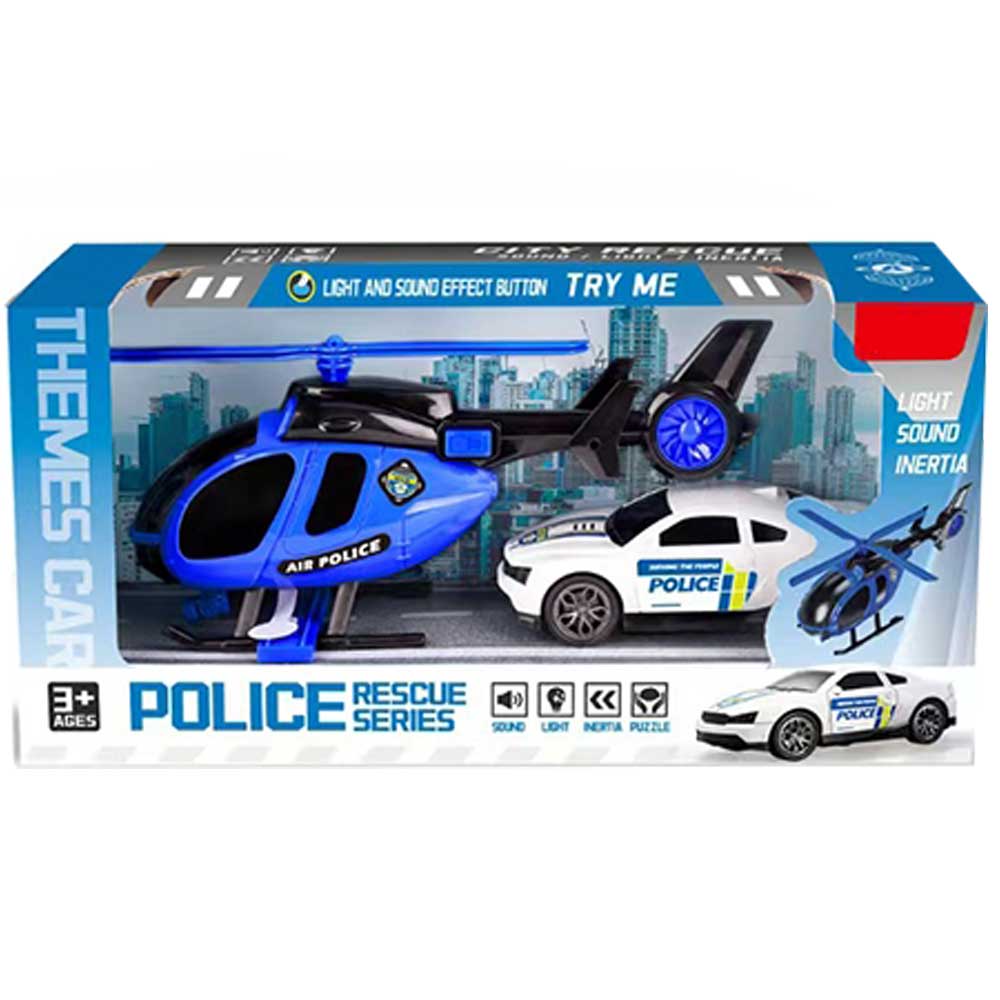 OCIE Кола с Хеликоптер Police