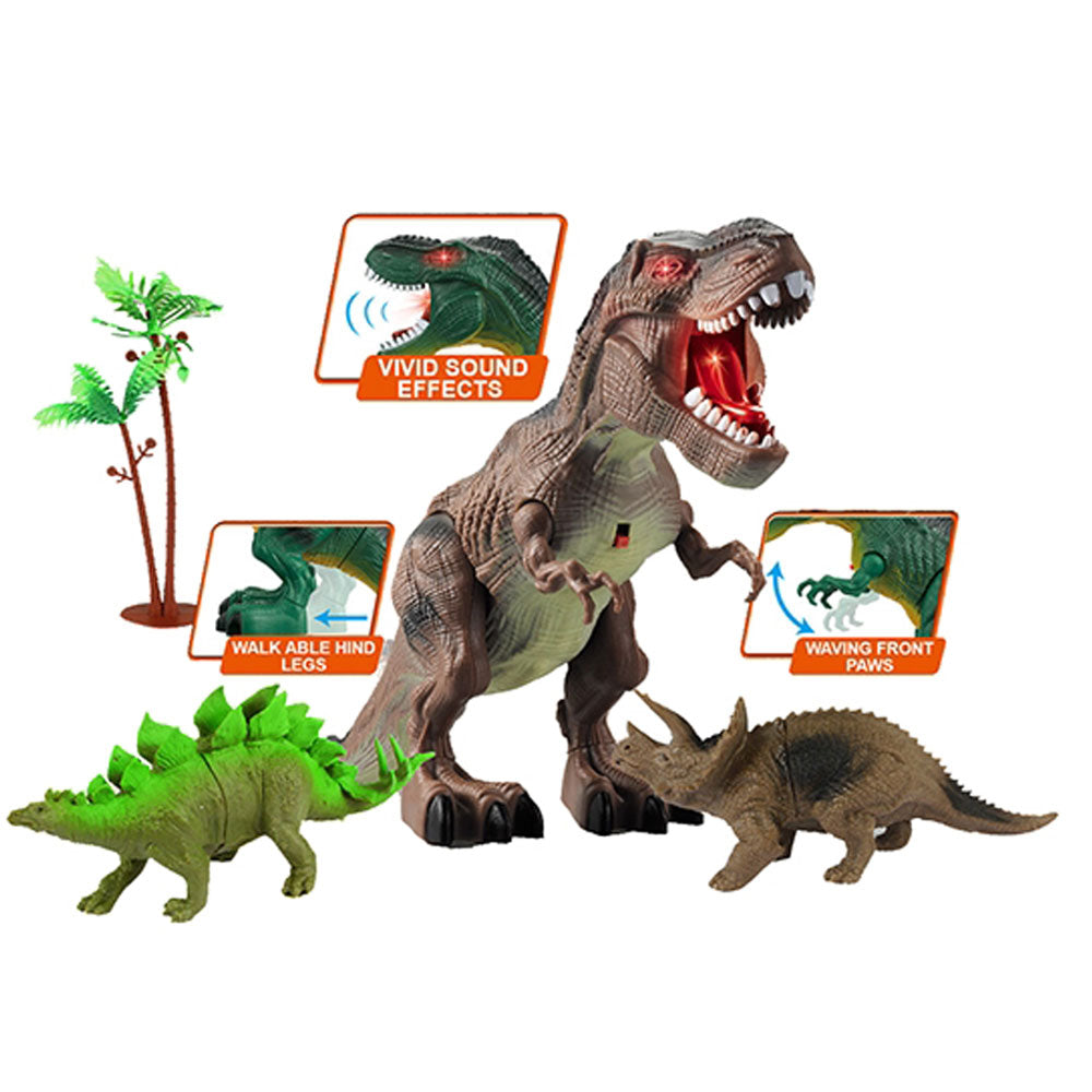 OCIE Ходещ Динозавър с Две Мини Фигури Jurassic Dinosaur