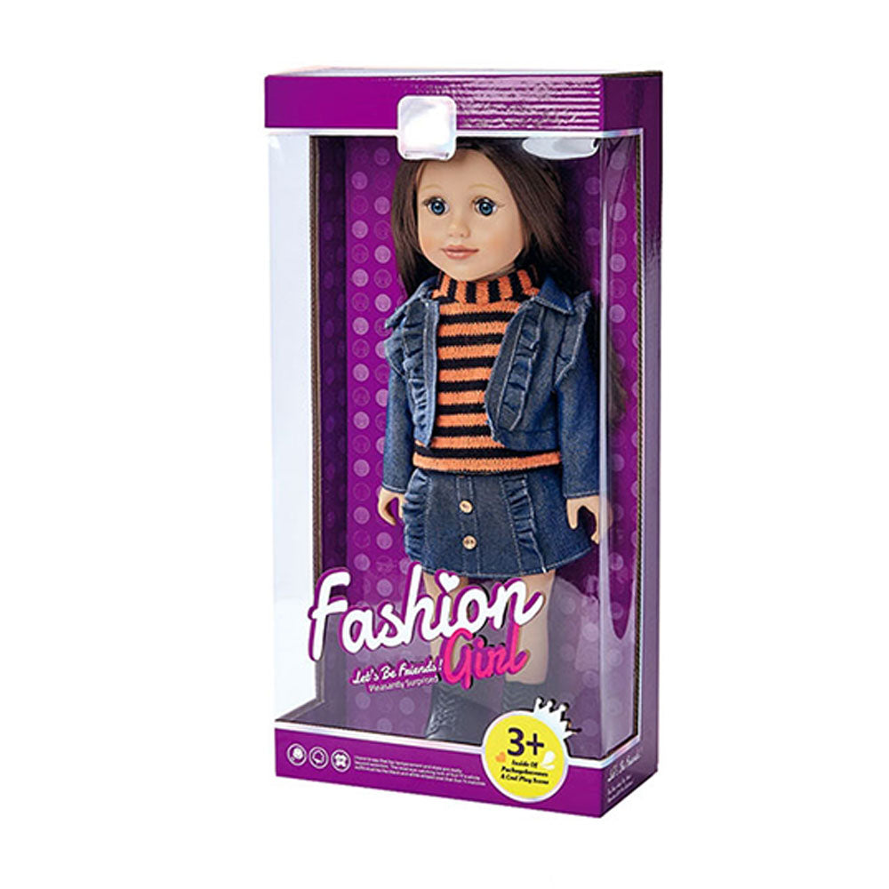 Fashion Girl Кукла 46см. с Дънков Костюм