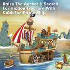CubicFun Пъзел 3D Кораб Pirate Treasure Ship 157ч.