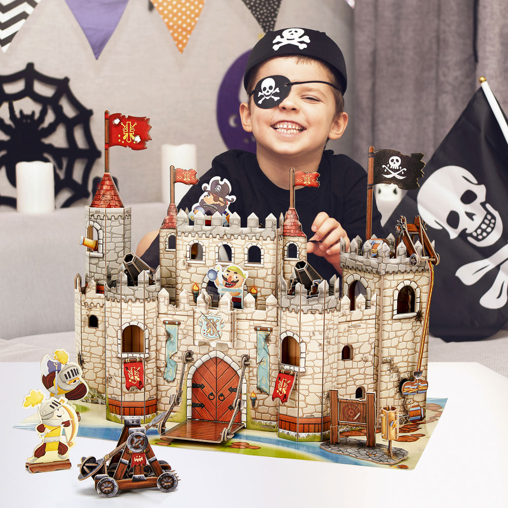 CubicFun Пъзел 3D Pirate Knight Castle 183ч.