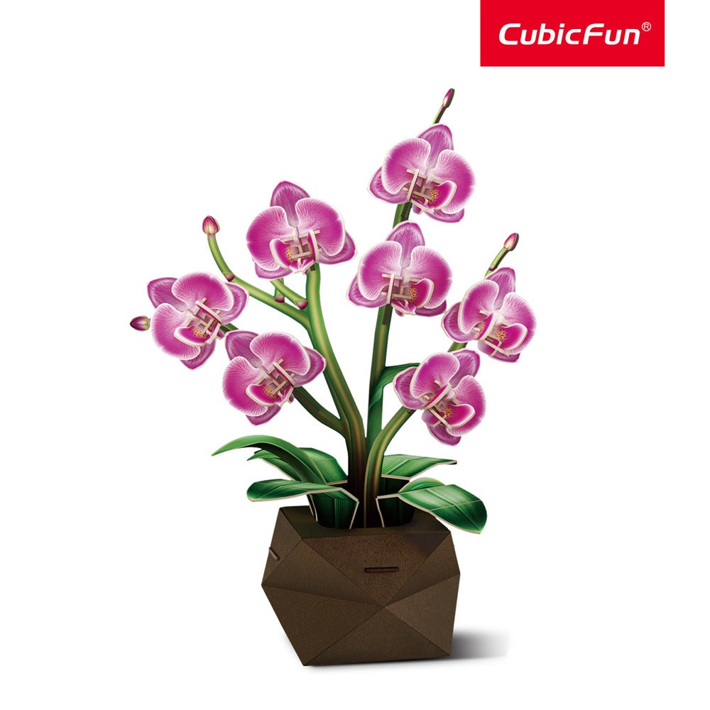 Cubic Fun Пъзел 3D Букет Орхидеи 85ч.