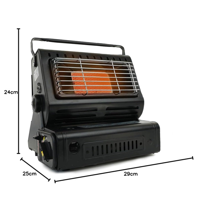 Преносим газов отоплител печка за къмпинг - 1.3kW