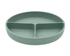 KikkaBoo Чиния с отделения и вакуумно дъно Platinum Silicone Sage