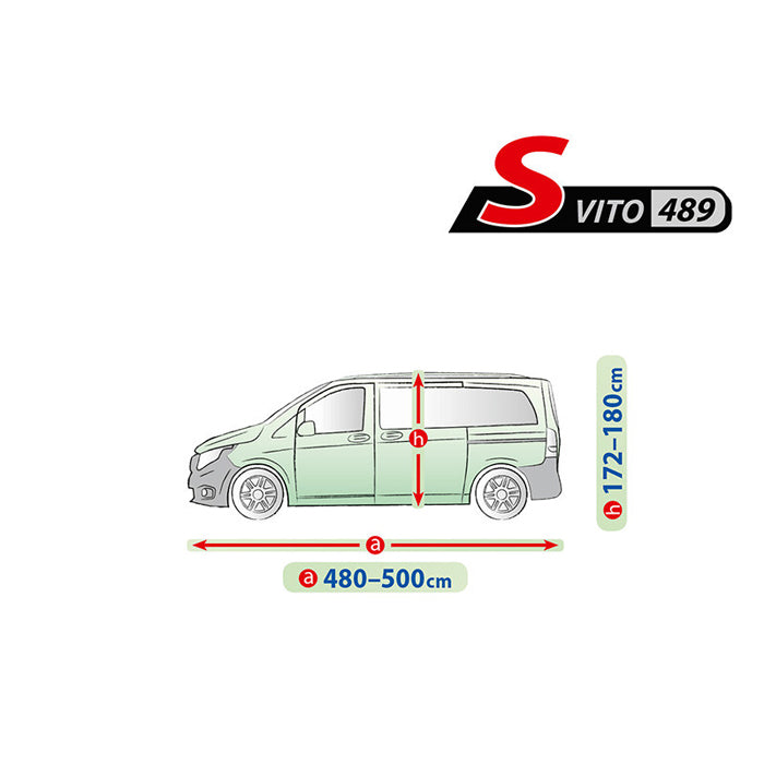Покривало Kegel серия Mobile размер S489 сиво за VITO