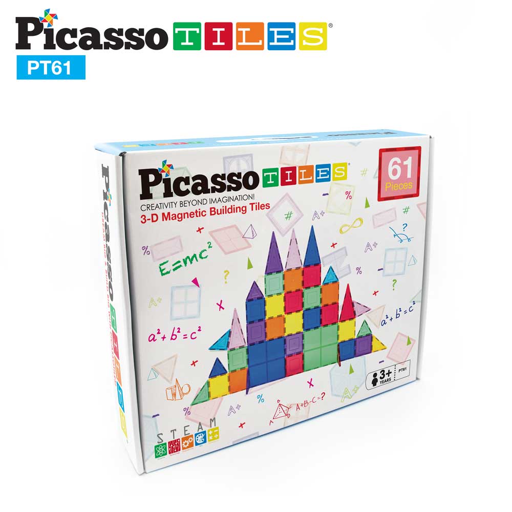Picasso STEAM Магнитен конструктор 61 части