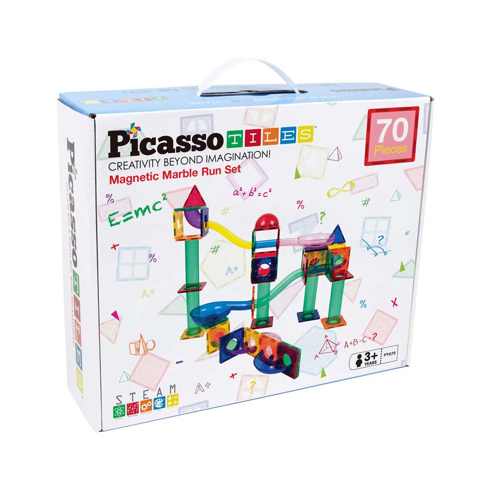 Picasso STEAM Магнитен конструктор Писта за топчета 70 части