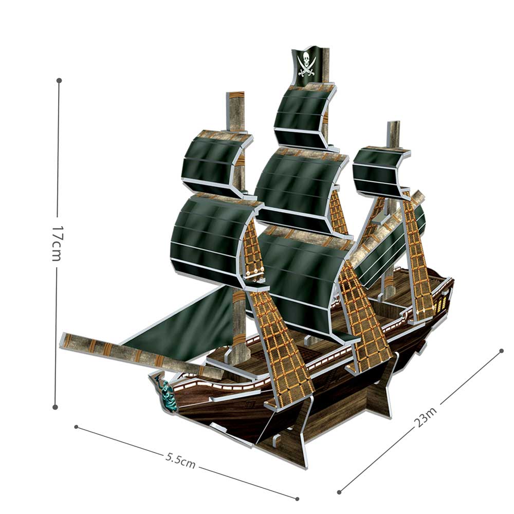 Cubic Fun Пъзел 3D Queen Anne's Revenge 24ч.