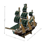 Cubic Fun Пъзел 3D Queen Anne's Revenge 24ч.