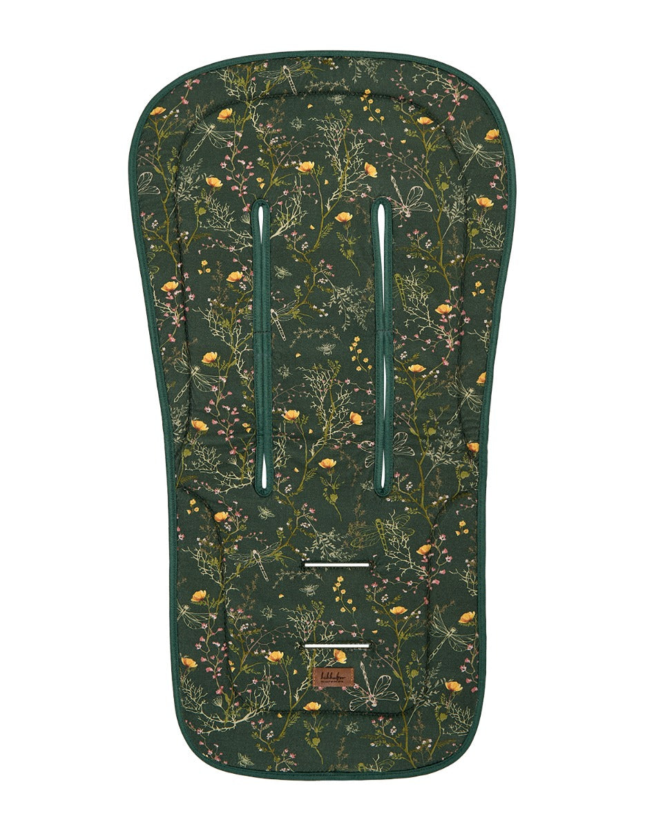KikkaBoo Подложка за количка против изпотяване Secret Garden Green