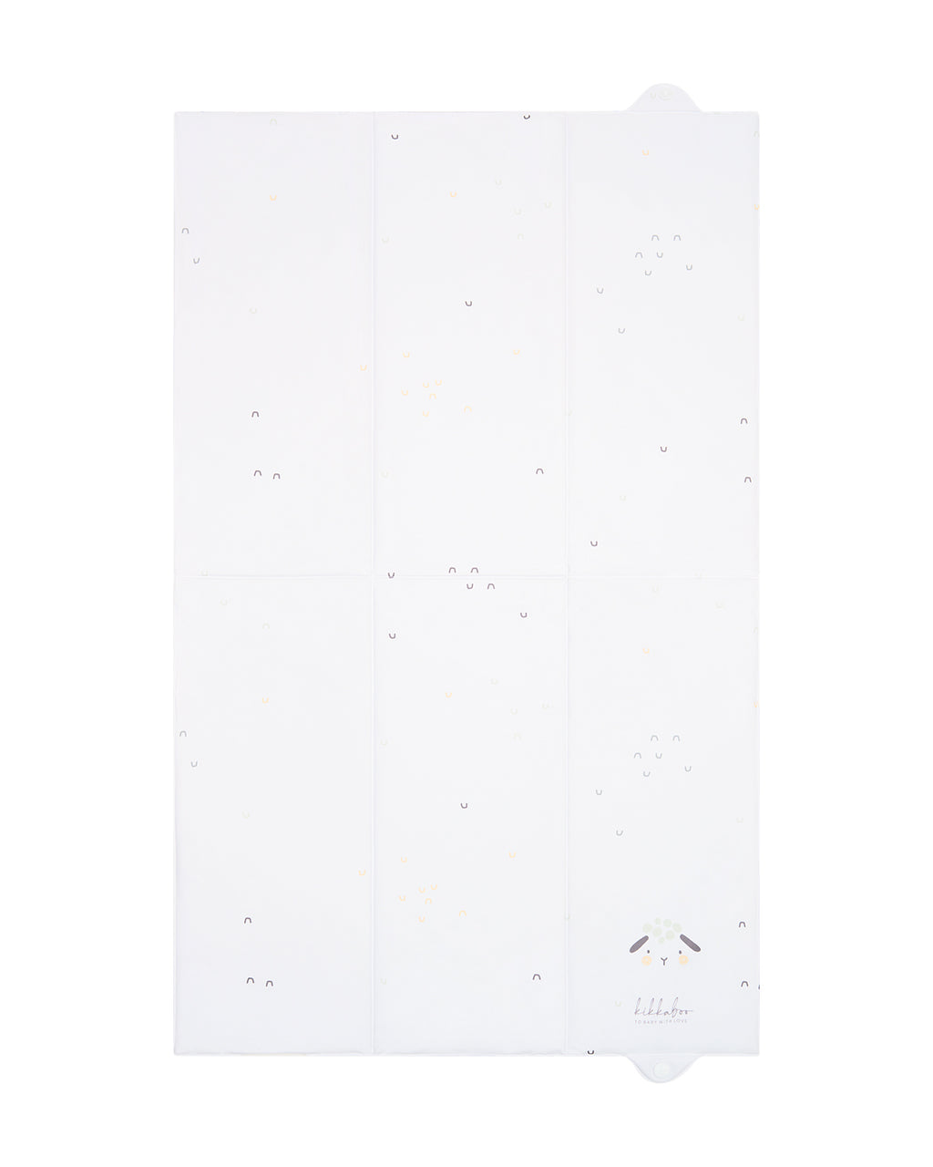 KikkaBoo Сгъваема PVC подложка за повиване 50x80 см Sleepy Sheep