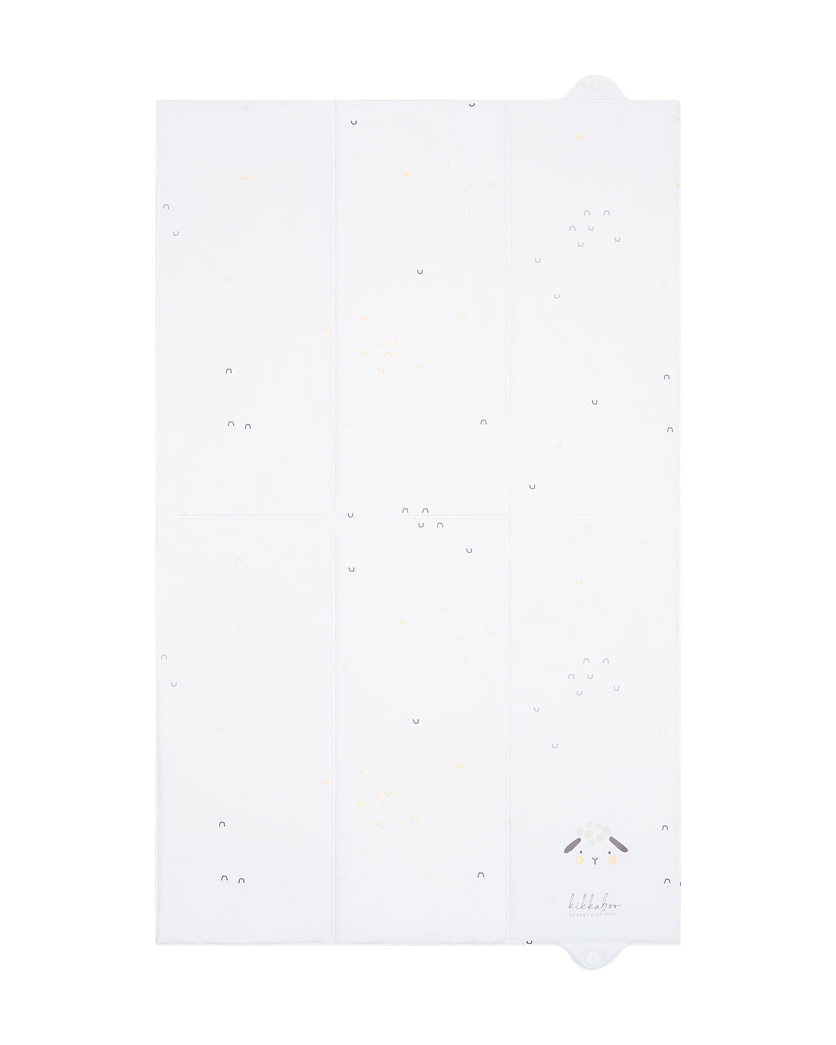 KikkaBoo Сгъваема PVC подложка за повиване 50x80 см Sleepy Sheep