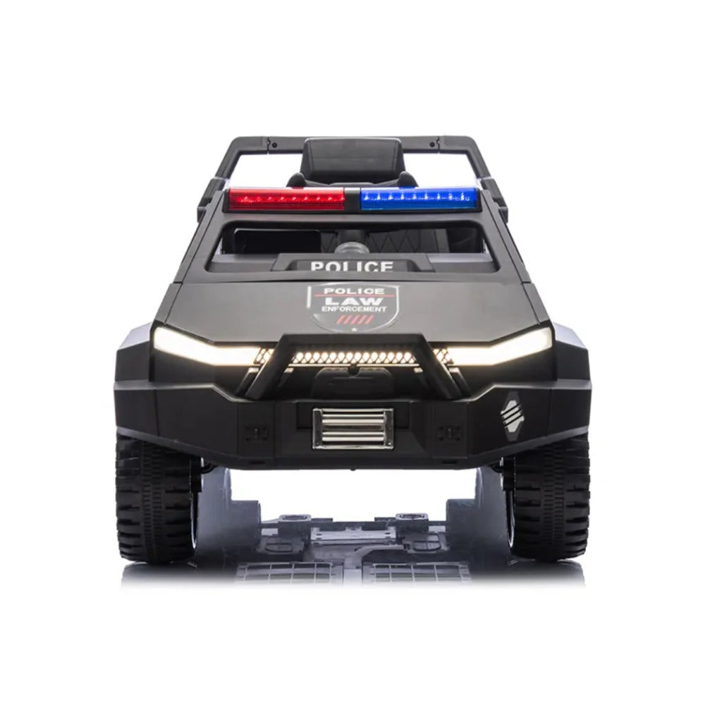 OCIE Бъги Акумулаторно 12V Полиция UTV с родителски контрол 114x63x53 Черно