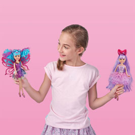 Sparkle Girlz Кукла Hair Dreams с 5 изненади