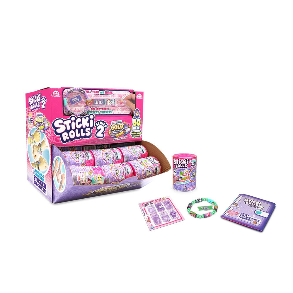 Sticki Rolls Серия 2 Гривна със Стикери в Капсула