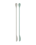 KikkaBoo Сет лъжици за разбъркване 2 бр Platinum Silicone