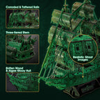 CubicFun Пъзел 3D кораб Flying Dutchman 360ч. Glow in the dark