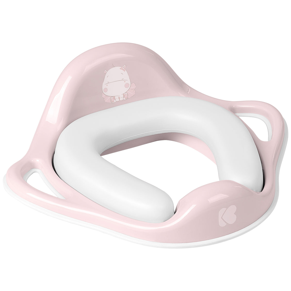 KikkaBoo Тоалетна седалка с мека подложка Hippo Pink