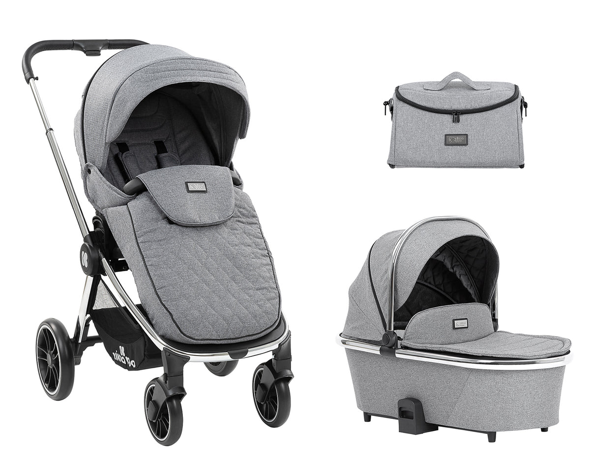 KikkaBoo Комбинирана количка 2в1 Vicenza Premium Grey