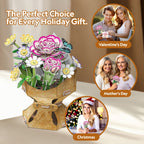 CubicFun Пъзел 3D Flower Bouquet Карамфил 134ч.