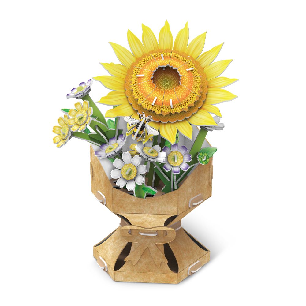 CubicFun Пъзел 3D Flower Bouquet Слънчоглед 102ч.