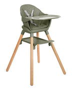 KikkaBoo Стол за хранене 6в1 Woody Army Green
