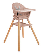 KikkaBoo Стол за хранене 6в1 Woody Pink