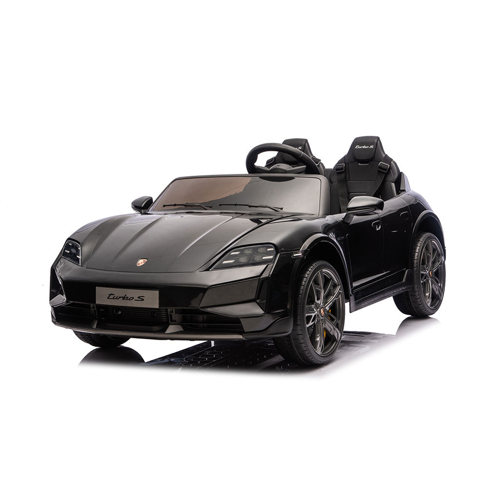 PINGHU Кола Акумулаторна PORSCHE TAYCAN 12V Черна BDM-0988-K